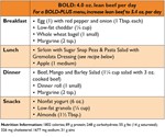 sample meal plan