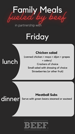 meal plan friday 1